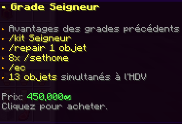 Grade Seigneur
